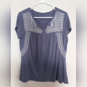 Bohemian Short Sleeve Top